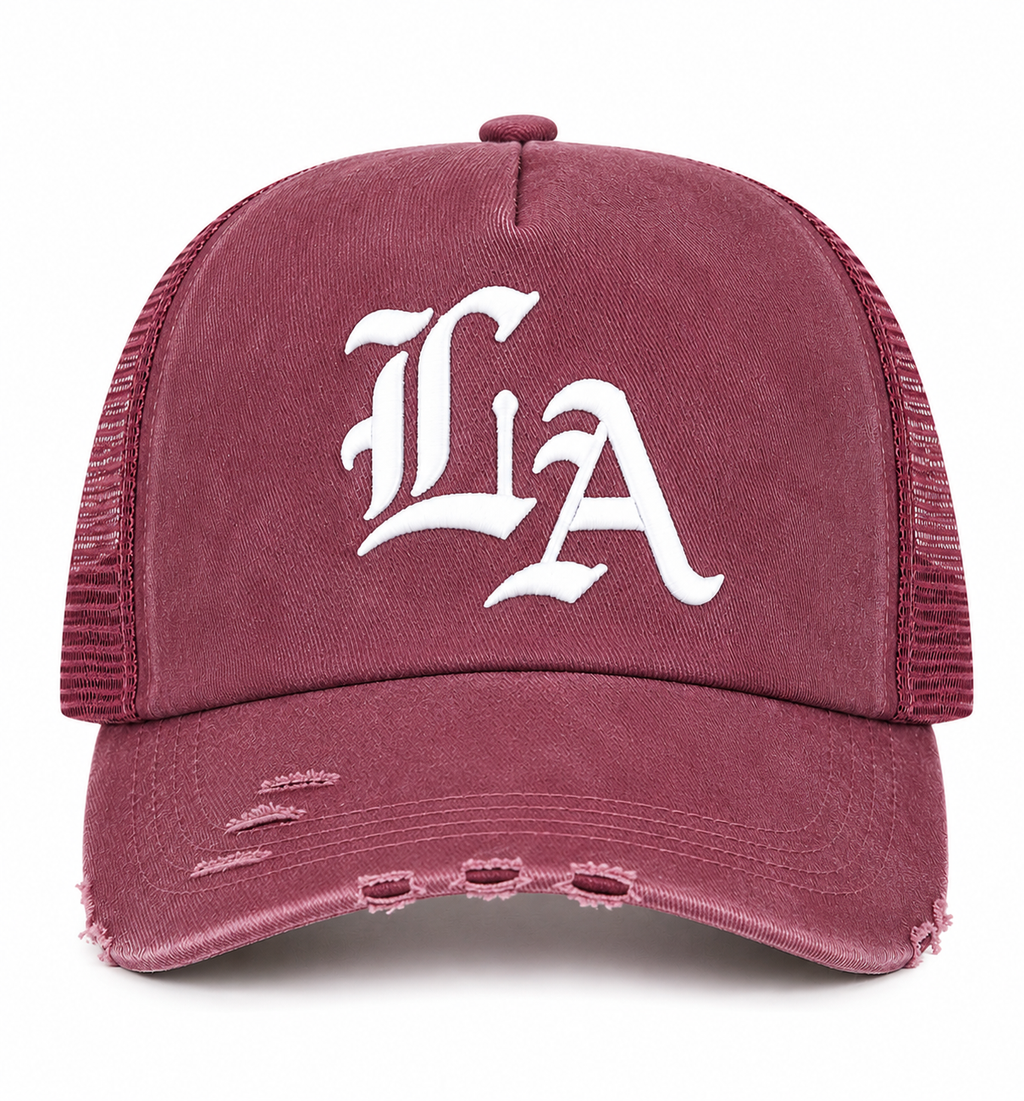 LA Vintage Distressed Sport Cap