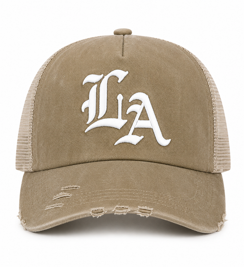 LA Vintage Distressed Sport Cap